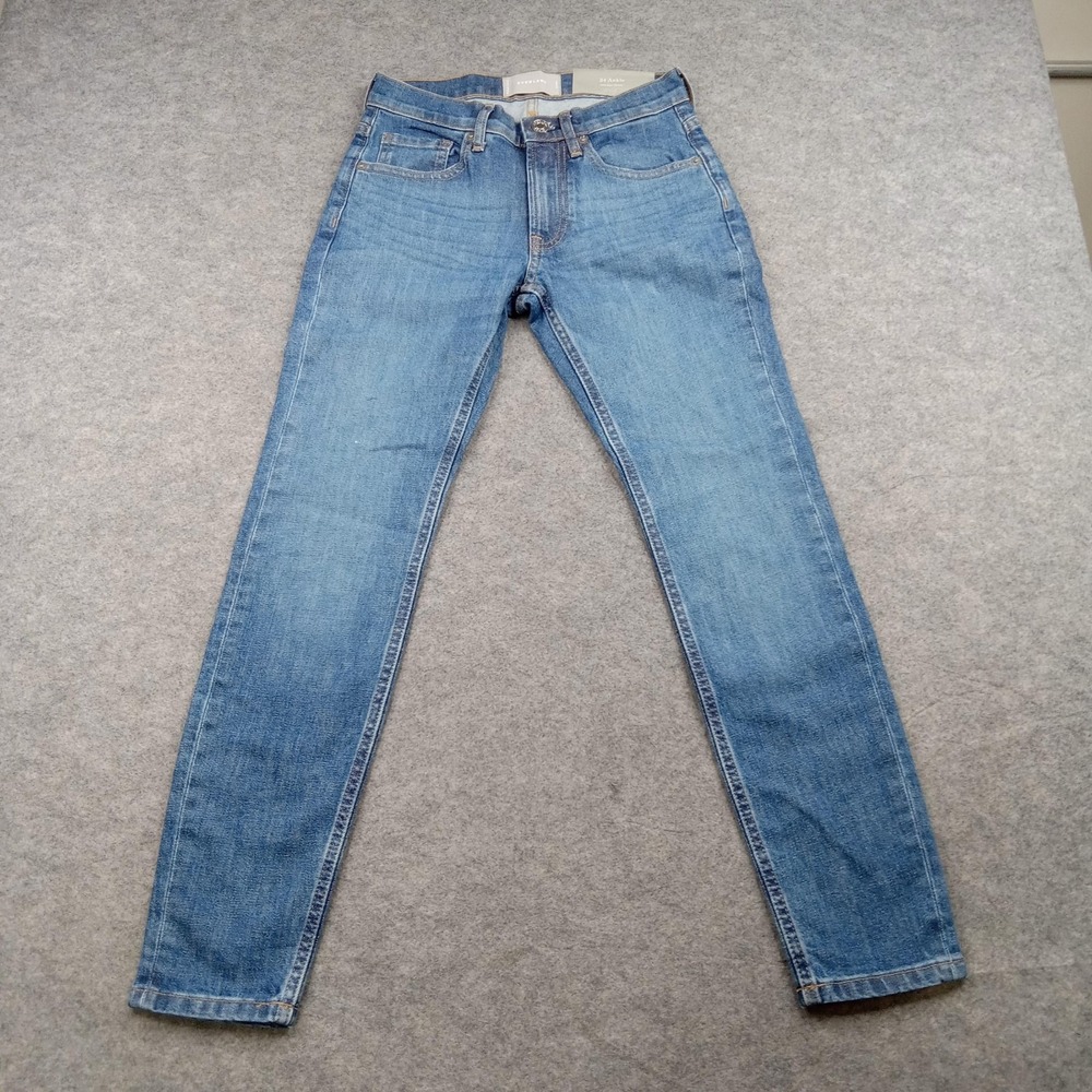 Everlane Jeans‎ Womens 24 Ankle Blue Mid Rise Skinny Stretch Denim Casual